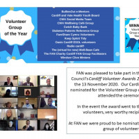 C3SC Cardiff FAN facilitators nominated for an award recently - not winners but we are very proud of them and they were in good company