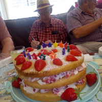 Celebration Cake at Bridgend FAN